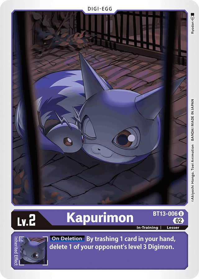 Image of Kapurimon [BT13-006] [Versus Royal Knights Booster]
