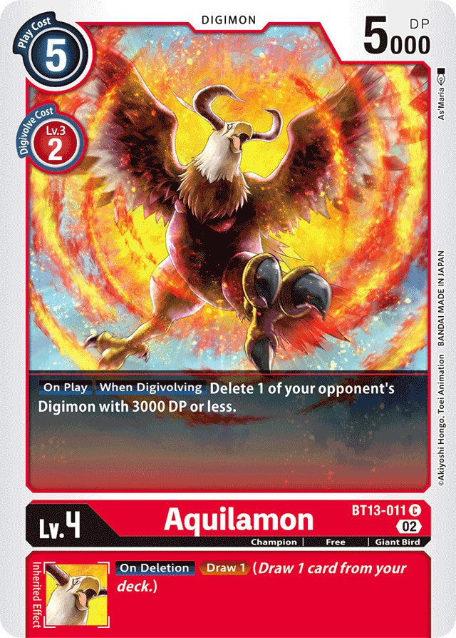 Image of Aquilamon [BT13-011] [Versus Royal Knights Booster]