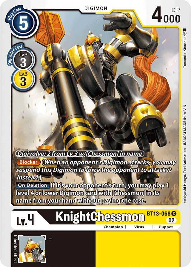 Image of KnightChessmon [BT13-068] [Versus Royal Knights Booster]