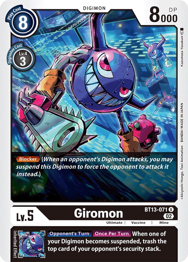 Image of Giromon [BT13-071] [Versus Royal Knights Booster]