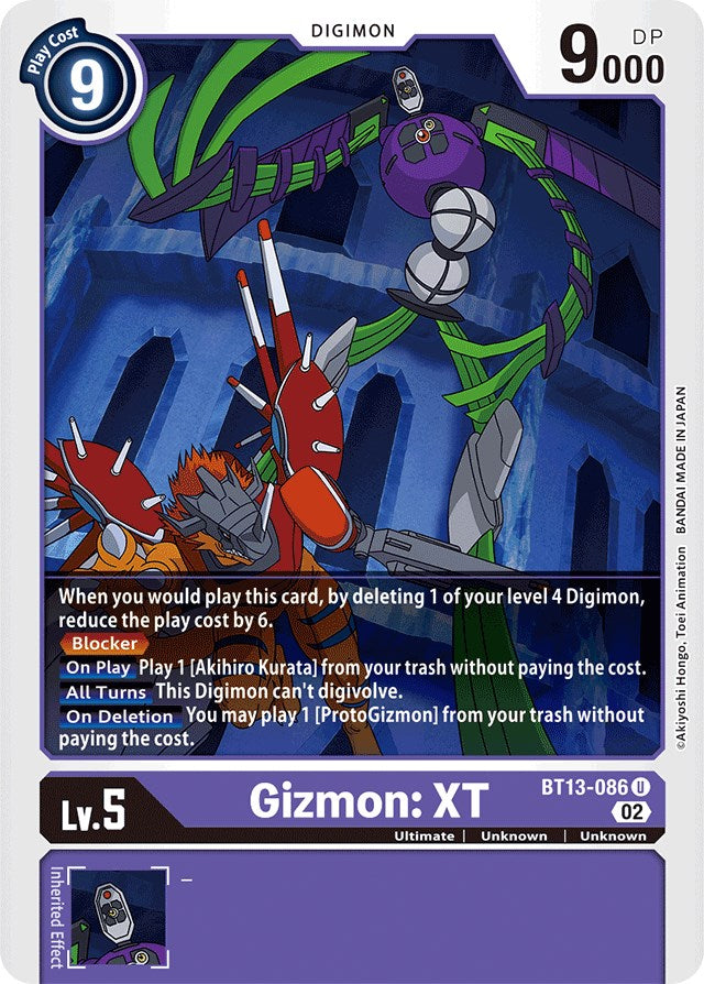 Image of Gizmon: XT [BT13-086] [Versus Royal Knights Booster]