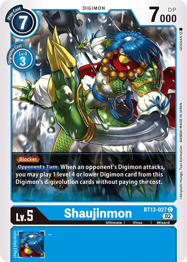 Image of Shaujinmon [BT13-027] [Versus Royal Knights Booster]