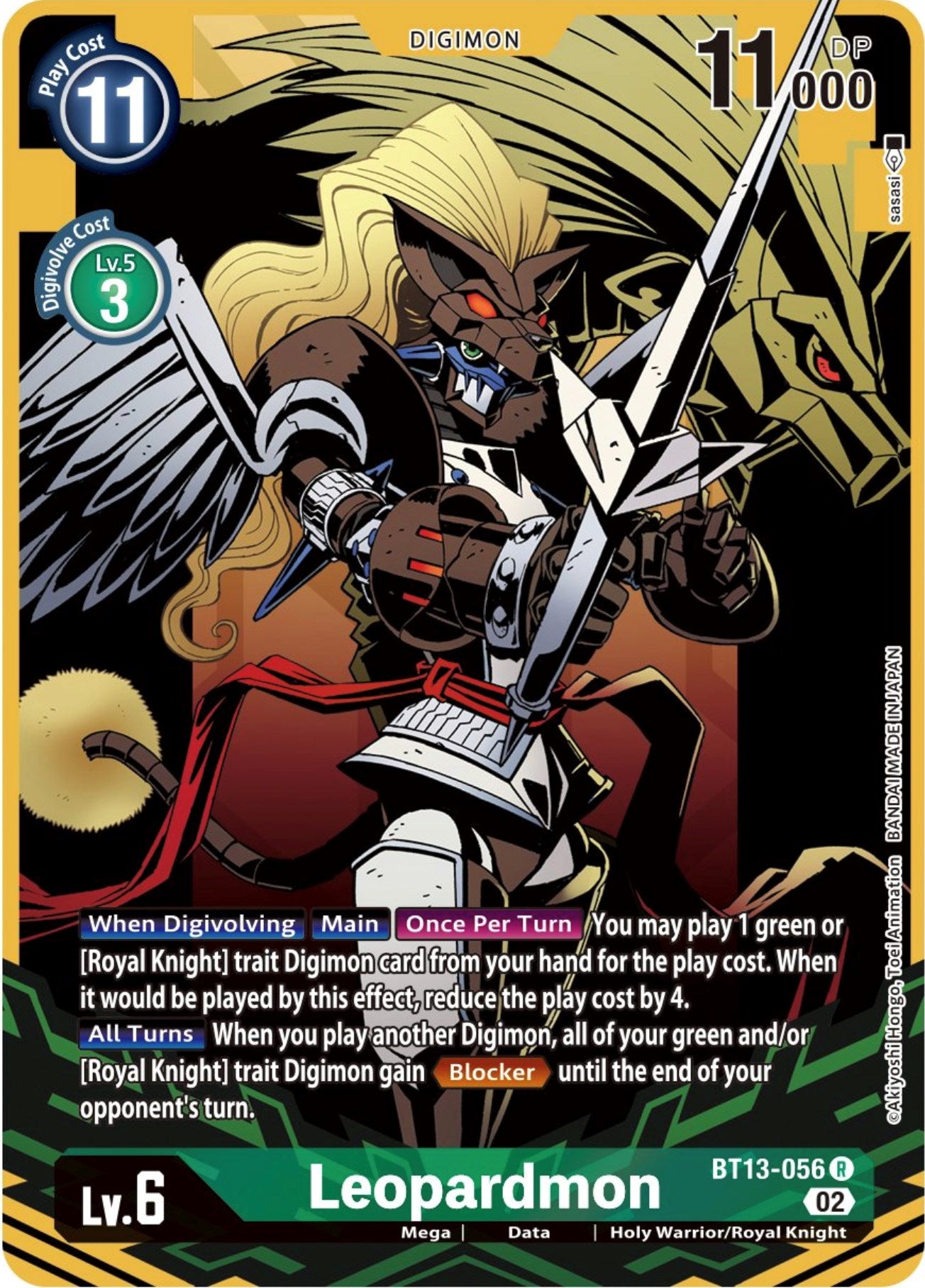 Image of Leopardmon [BT13-056] (Alternate Art) [Versus Royal Knights Booster]