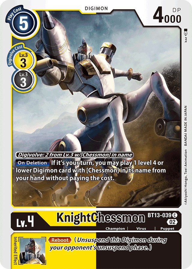 Image of KnightChessmon [BT13-039] [Versus Royal Knights Booster]