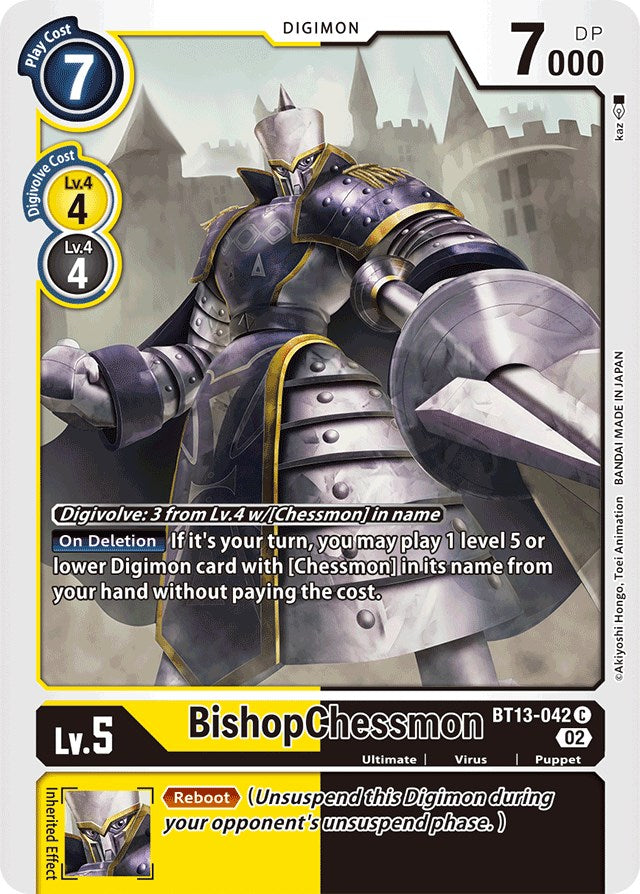 Image of BishopChessmon [BT13-042] [Versus Royal Knights Booster]