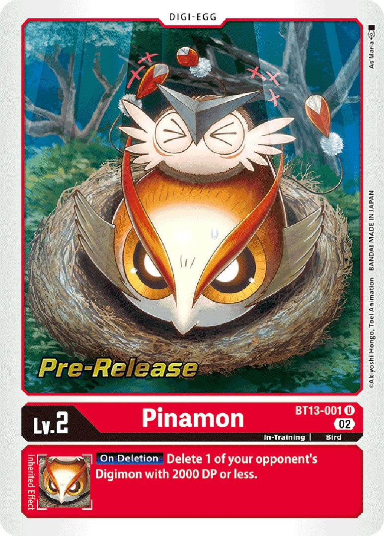 Image of Pinamon [BT13-001] [Versus Royal Knights Booster Pre-Release Cards]