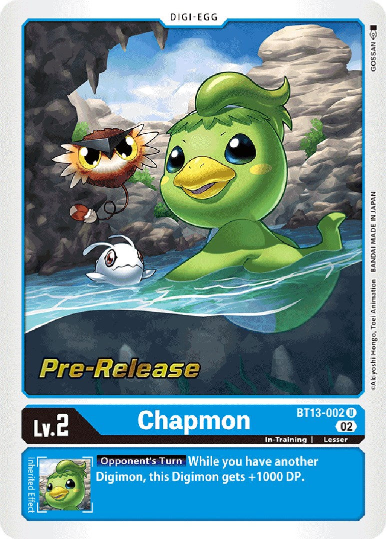 Image of Chapmon [BT13-002] [Versus Royal Knights Booster Pre-Release Cards]
