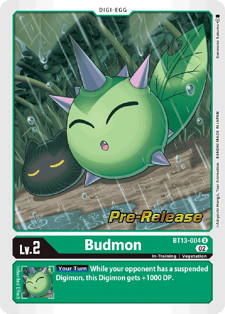Image of Budmon [BT13-004] [Versus Royal Knights Booster Pre-Release Cards]