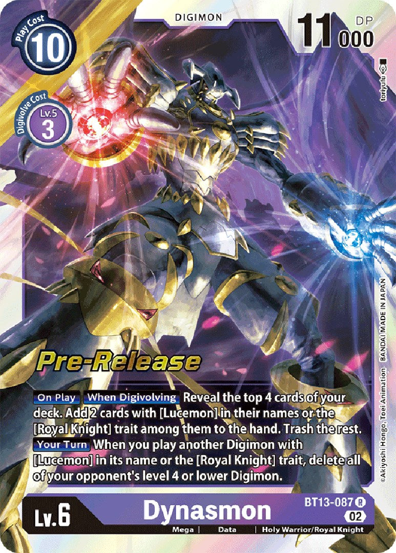 Image of Dynasmon [BT13-087] [Versus Royal Knights Booster Pre-Release Cards]