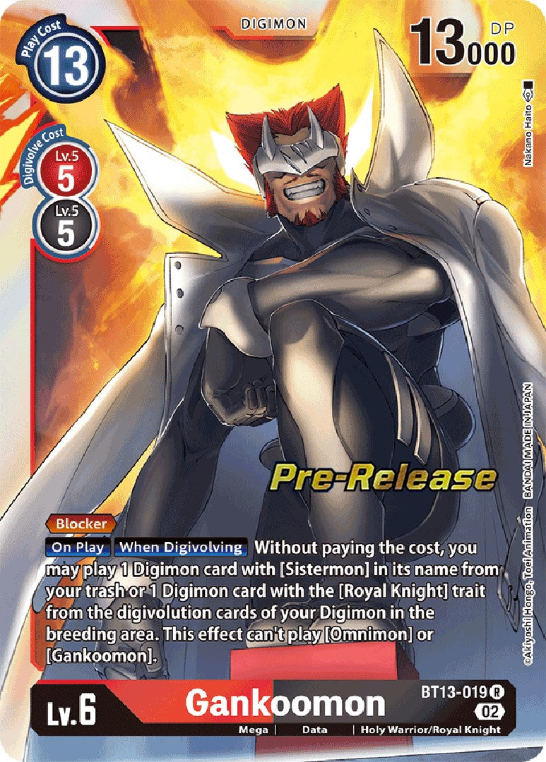 Image of Gankoomon [BT13-019] [Versus Royal Knights Booster Pre-Release Cards]