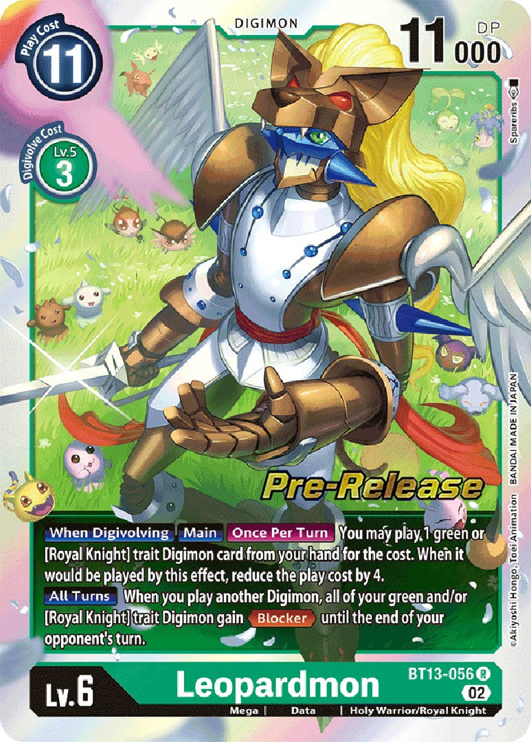 Image of Leopardmon [BT13-056] [Versus Royal Knights Booster Pre-Release Cards]