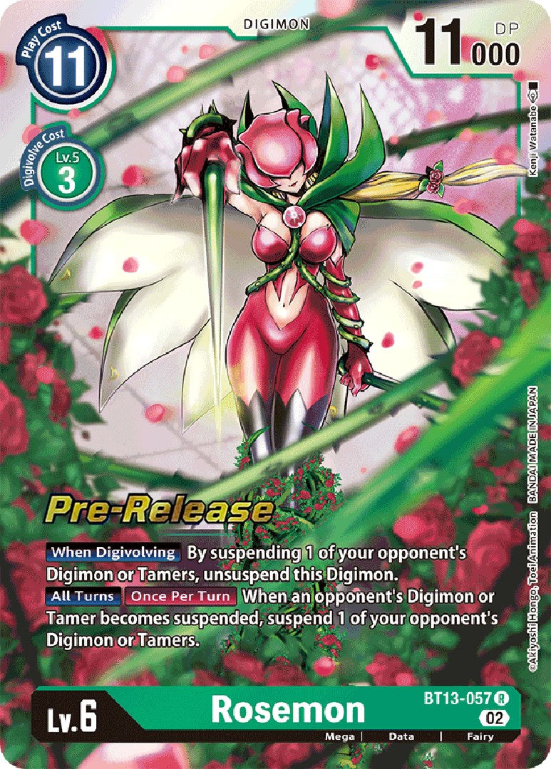 Image of Rosemon [BT13-057] [Versus Royal Knights Booster Pre-Release Cards]