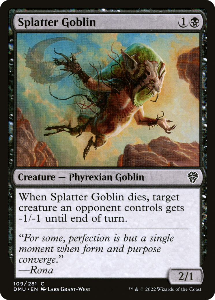 Image of Splatter Goblin [Dominaria United]