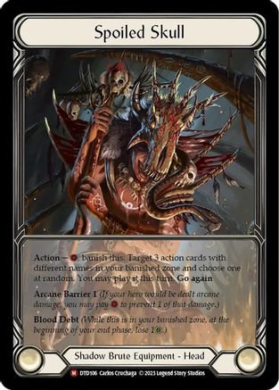 Image of Spoiled Skull (Extended Art) [DTD106] (Dusk Till Dawn)  Cold Foil