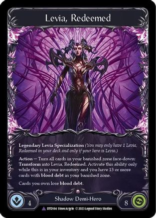 Image of Levia, Redeemed // Blasmophet, Levia Consumed (Marvel) [DTD164] (Dusk Till Dawn)  Cold Foil