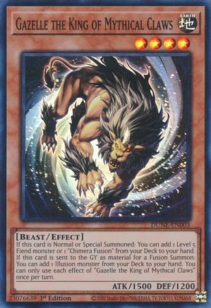 Image of Gazelle the King of Mythical Claws [DUNE-EN003] Super Rare