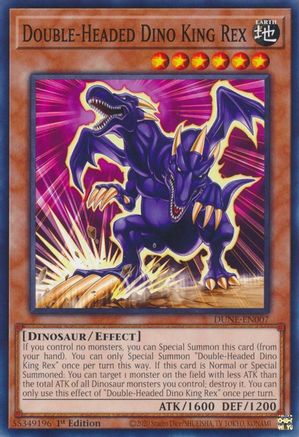 Image of Double-Headed Dino King Rex [DUNE-EN007] Common