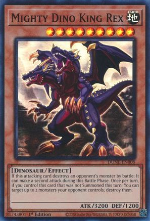 Image of Mighty Dino King Rex [DUNE-EN008] Super Rare