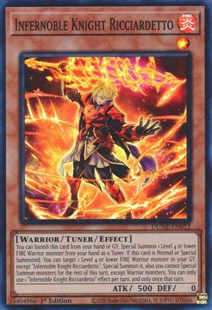 Image of Infernoble Knight Ricciardetto [DUNE-EN013] Super Rare