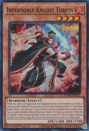 Image of Infernoble Knight Turpin [DUNE-EN014] Super Rare