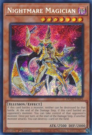 Image of Nightmare Magician [DUNE-EN025] Secret Rare