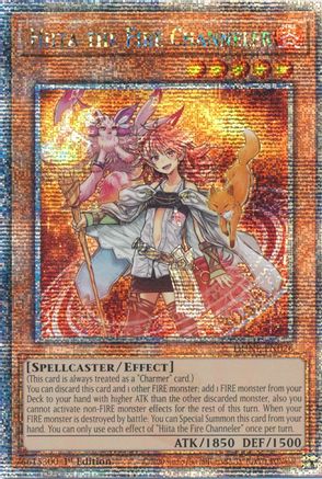 Image of Hiita the Fire Channeler [DUNE-EN026] Quarter Century Secret Rare