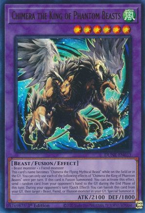Image of Chimera the King of Phantom Beasts [DUNE-EN033] Ultra Rare