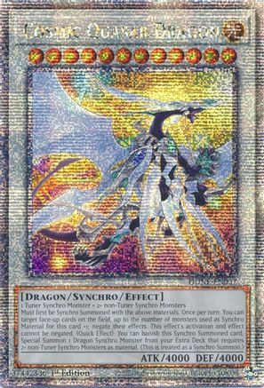 Image of Cosmic Quasar Dragon [DUNE-EN037] Quarter Century Secret Rare