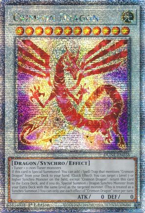 Image of Crimson Dragon [DUNE-EN038] Quarter Century Secret Rare
