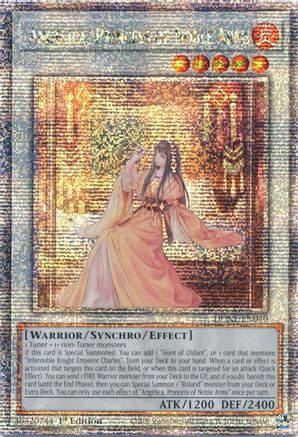 Image of Angelica, Princess of Noble Arms [DUNE-EN040] Quarter Century Secret Rare