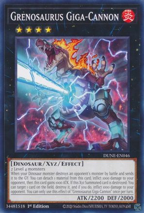 Image of Grenosaurus Giga-Cannon [DUNE-EN046] Common