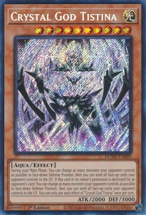 Image of Crystal God Tistina [DUNE-EN089] Secret Rare