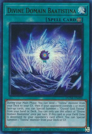 Image of Divine Domain Baatistina [DUNE-EN090] Ultra Rare