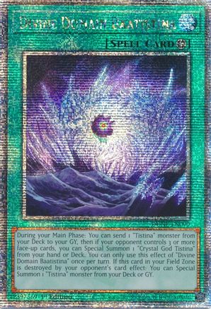 Image of Divine Domain Baatistina [DUNE-EN090] Quarter Century Secret Rare
