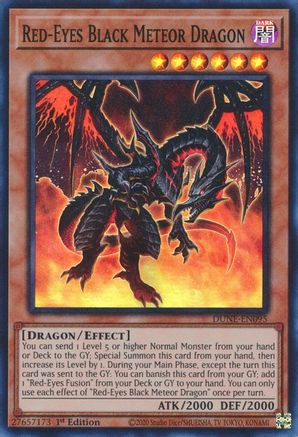 Image of Red-Eyes Black Meteor Dragon [DUNE-EN095] Super Rare