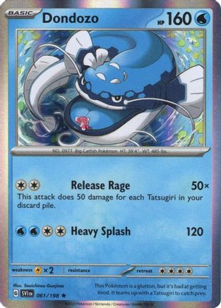 Image of Dondozo (061/198) (Line Holo) [Scarlet & Violet: Base Set]