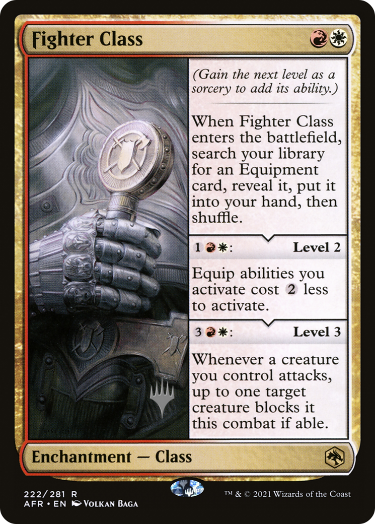 Image of Fighter Class (Promo Pack) [Dungeons & Dragons: Adventures in the Forgotten Realms Promos]