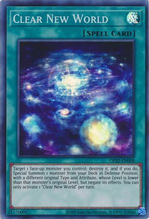 Image of Clear New World [OP22-EN008] Super Rare