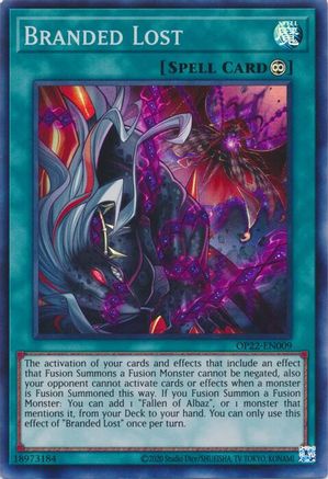 Image of Branded Lost [OP22-EN009] Super Rare