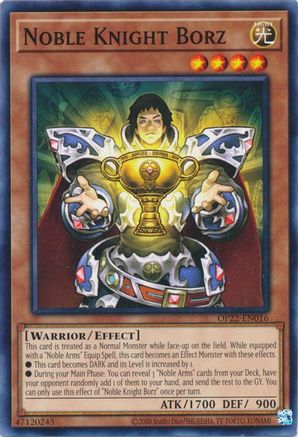 Image of Noble Knight Borz [OP22-EN016] Common