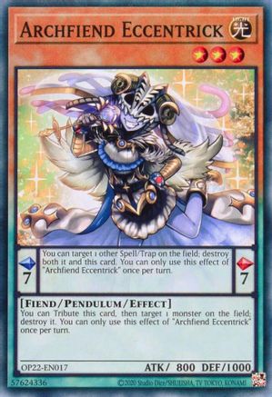 Image of Archfiend Eccentrick [OP22-EN017] Common