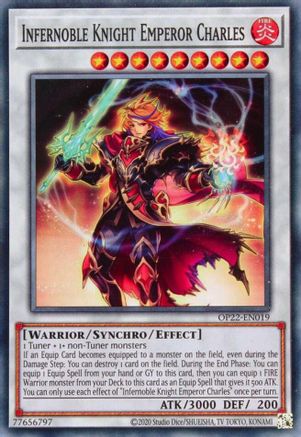 Image of Infernoble Knight Emperor Charles [OP22-EN019] Common