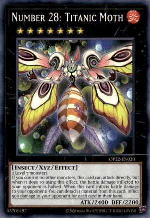 Image of Number 28: Titanic Moth [OP22-EN020] Common