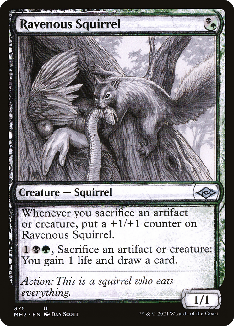 Image of Ravenous Squirrel (Sketch) [Modern Horizons 2]