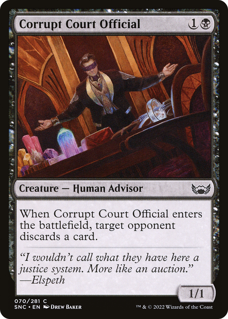 Image of Corrupt Court Official [Streets of New Capenna]