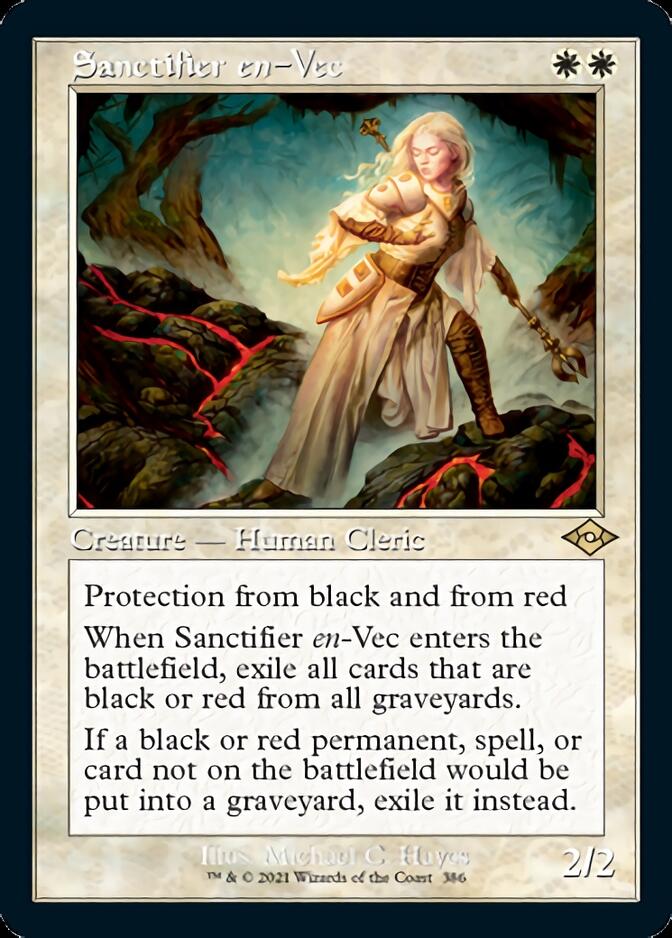 Image of Sanctifier en-Vec (Retro Foil Etched) [Modern Horizons 2]