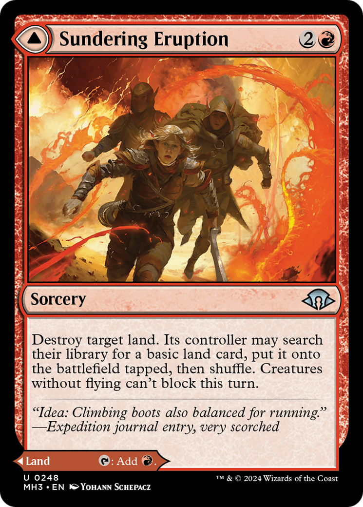 Image of Sundering Eruption // Volcanic Fissure [Modern Horizons 3]