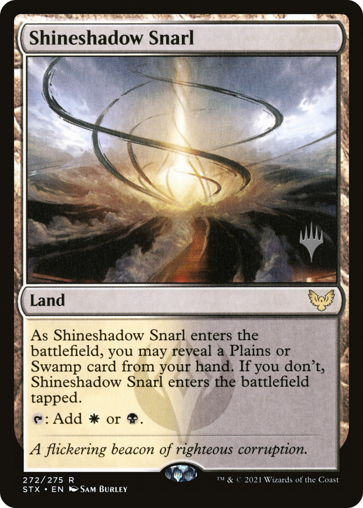 Image of Shineshadow Snarl (Promo Pack) [Strixhaven: School of Mages Promos]