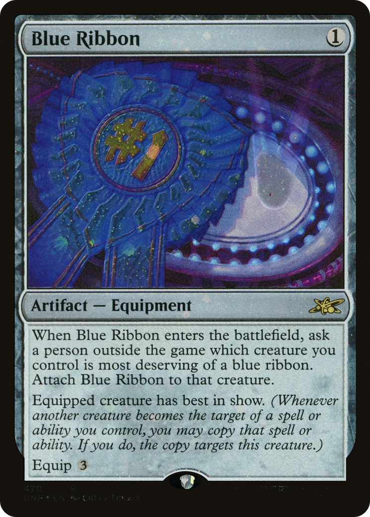 Image of Blue Ribbon (Galaxy Foil) [Unfinity]