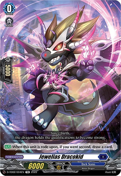 Image of Jewelias Dracokid (D-TD02/004EN) [Michiru Hazama -Demonic Jewel Dragon of the Four Flames-]